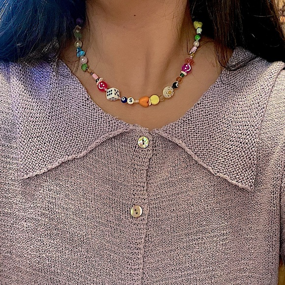 HANDMADE full charm necklace✨✨ - Picture 2 of 6
